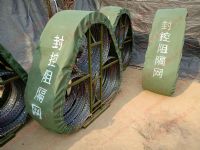 格尔木1.35米三圈滚筒式应急封控阻隔网路障